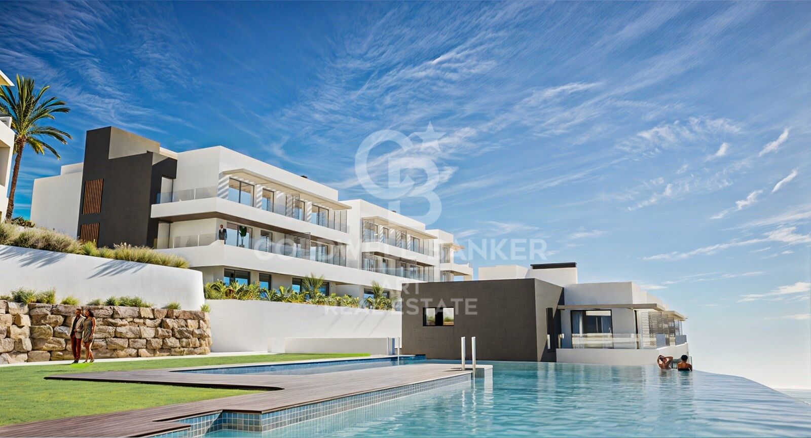 Apartamentos amplios con vistas al mar en Manilva