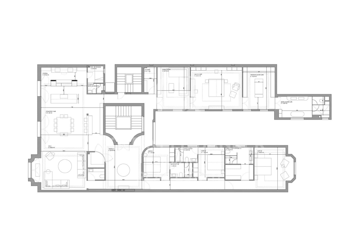 Exclusive renovated property with terrace in Recoletos, Madrid