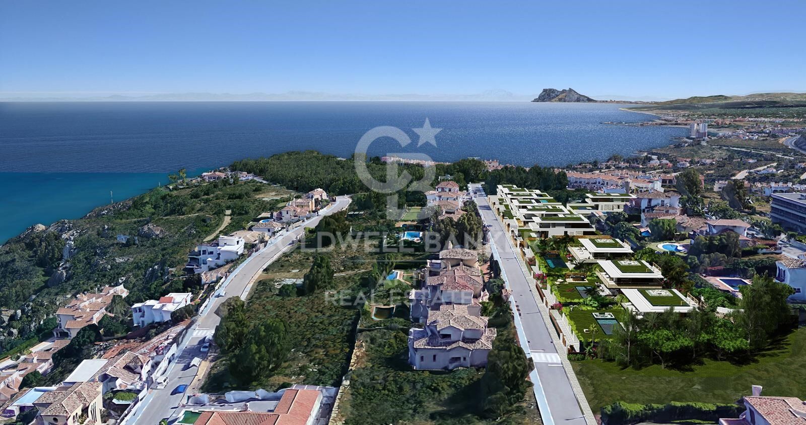 Einmalige Gelegenheit zum Erwerb einer vollständig individuell gestaltbaren Villa mit Meerblick in Manilva