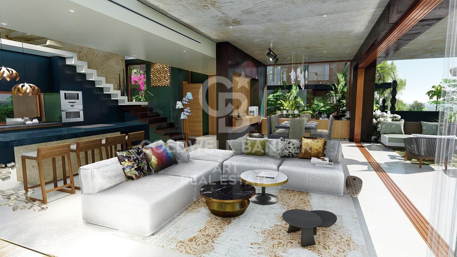 Einmalige Gelegenheit zum Erwerb einer vollständig individuell gestaltbaren Villa mit Meerblick in Manilva