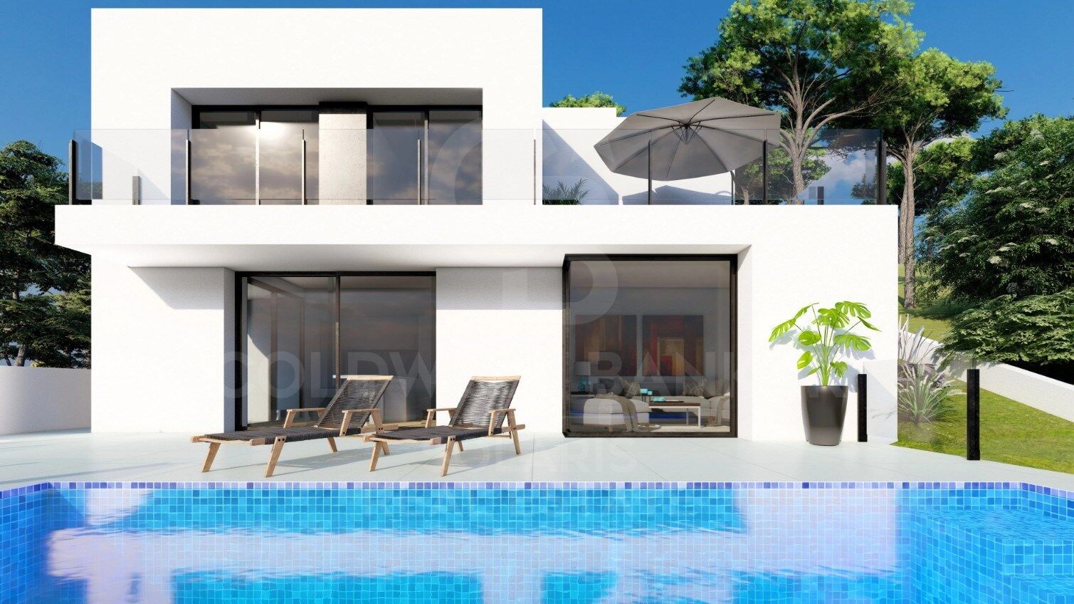 Retraite méditerranéenne : Villa contemporaine à Palmeras résidentielle