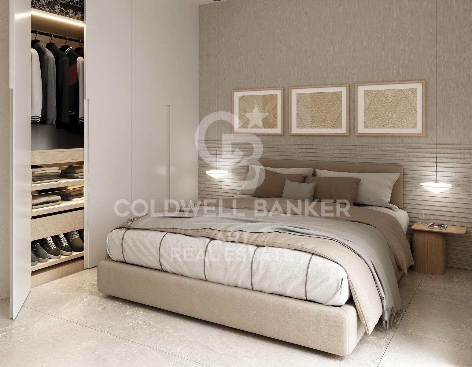 New townhouses with sea views in Manilva