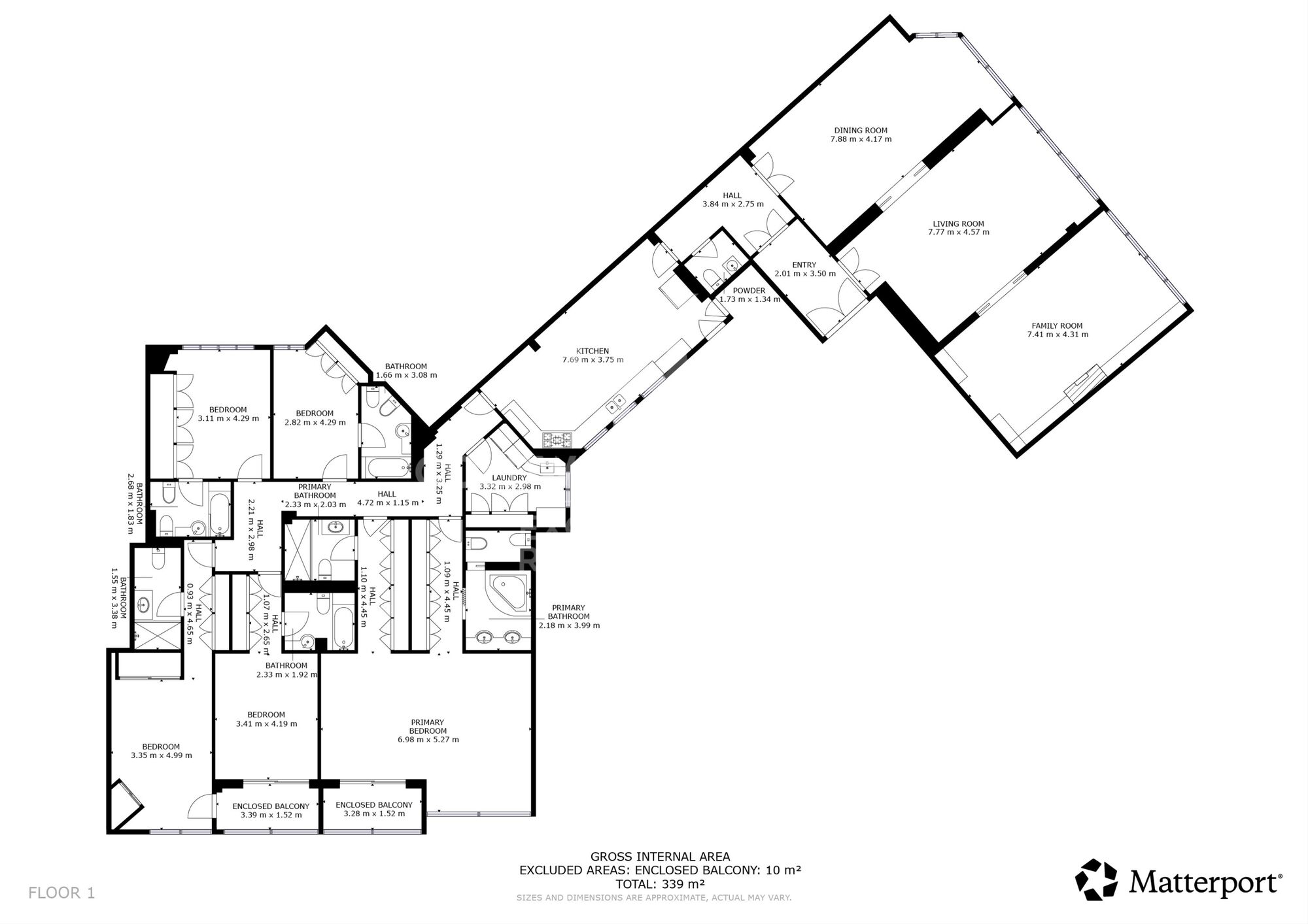 Exklusive herrschaftswohnung mit 5 suiten und garage in der calle Colón.