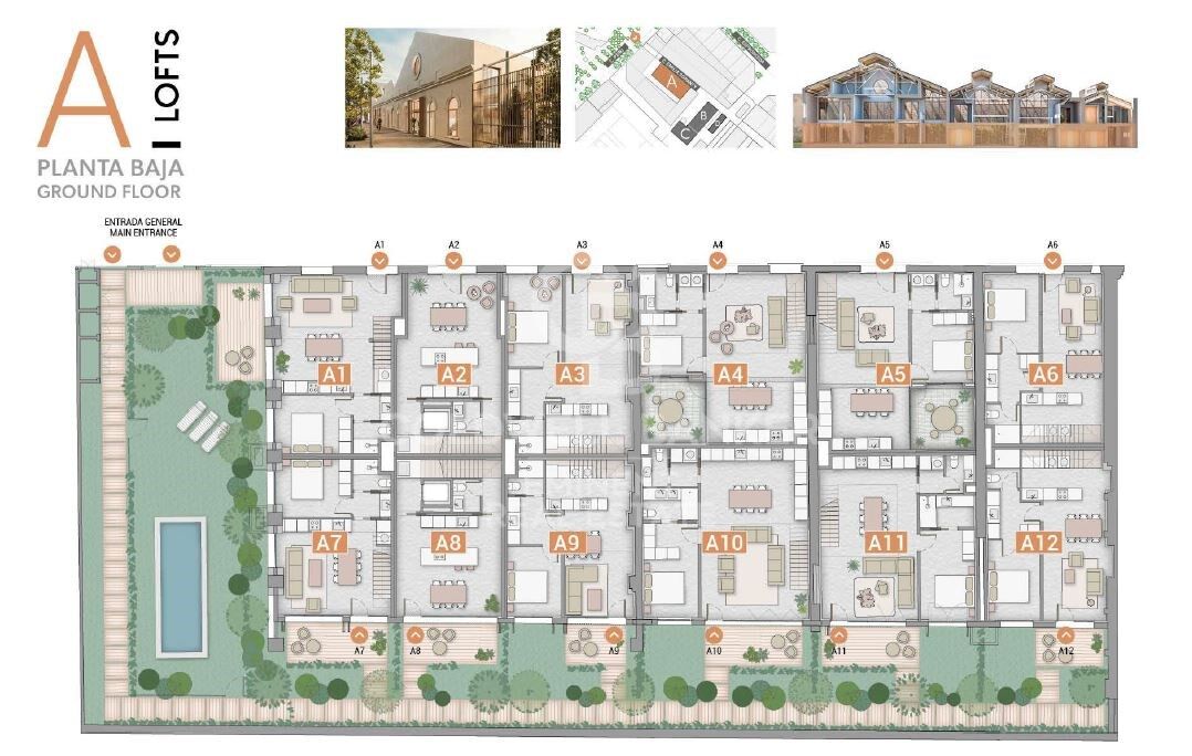 A08_ New-build triplex with communal swimming pool _ Can Ricart in Nave A