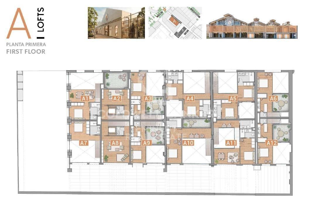 A08_ New-build triplex with communal swimming pool _ Can Ricart in Nave A