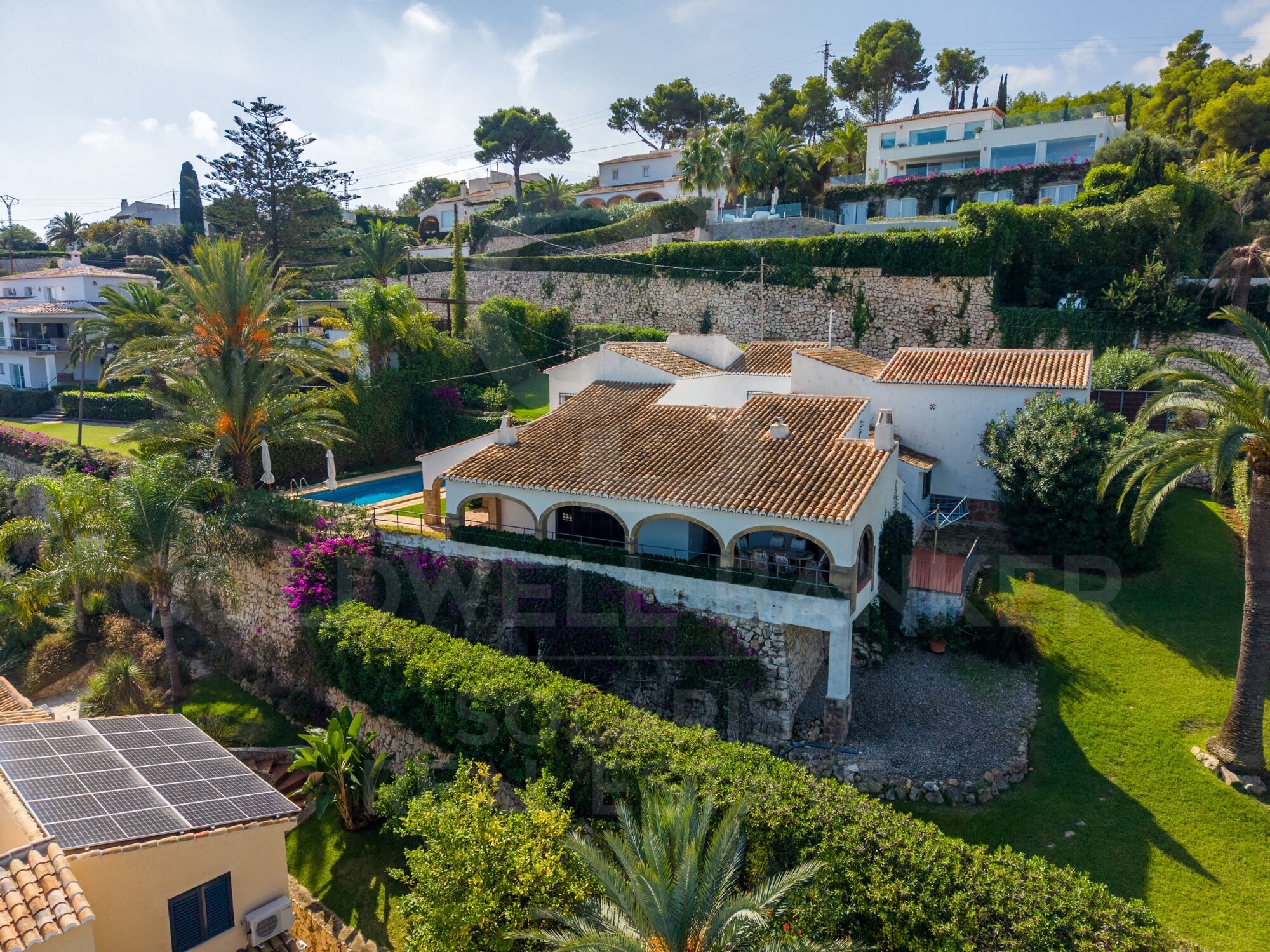 Villa in Tosalet mit Meerblick