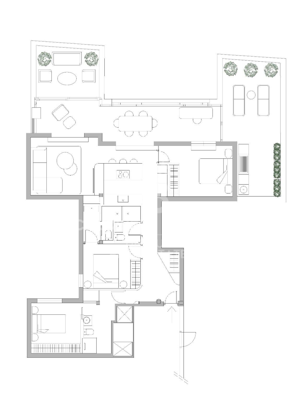 Penthouse exclusif rénové avec les meilleures qualités à Trafalgar, Madrid