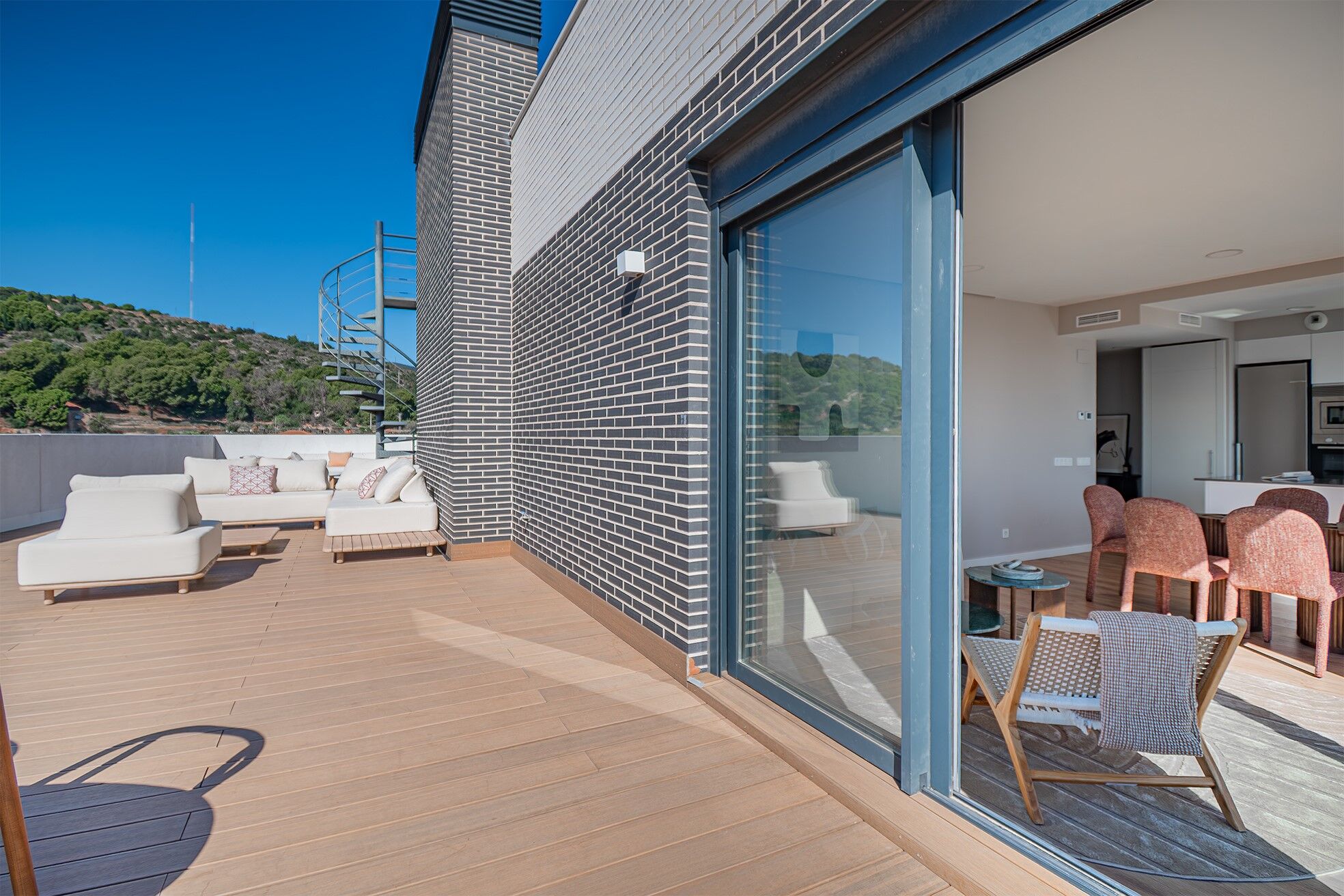 New development penthouse with parking, storage room, and communal swimming pool