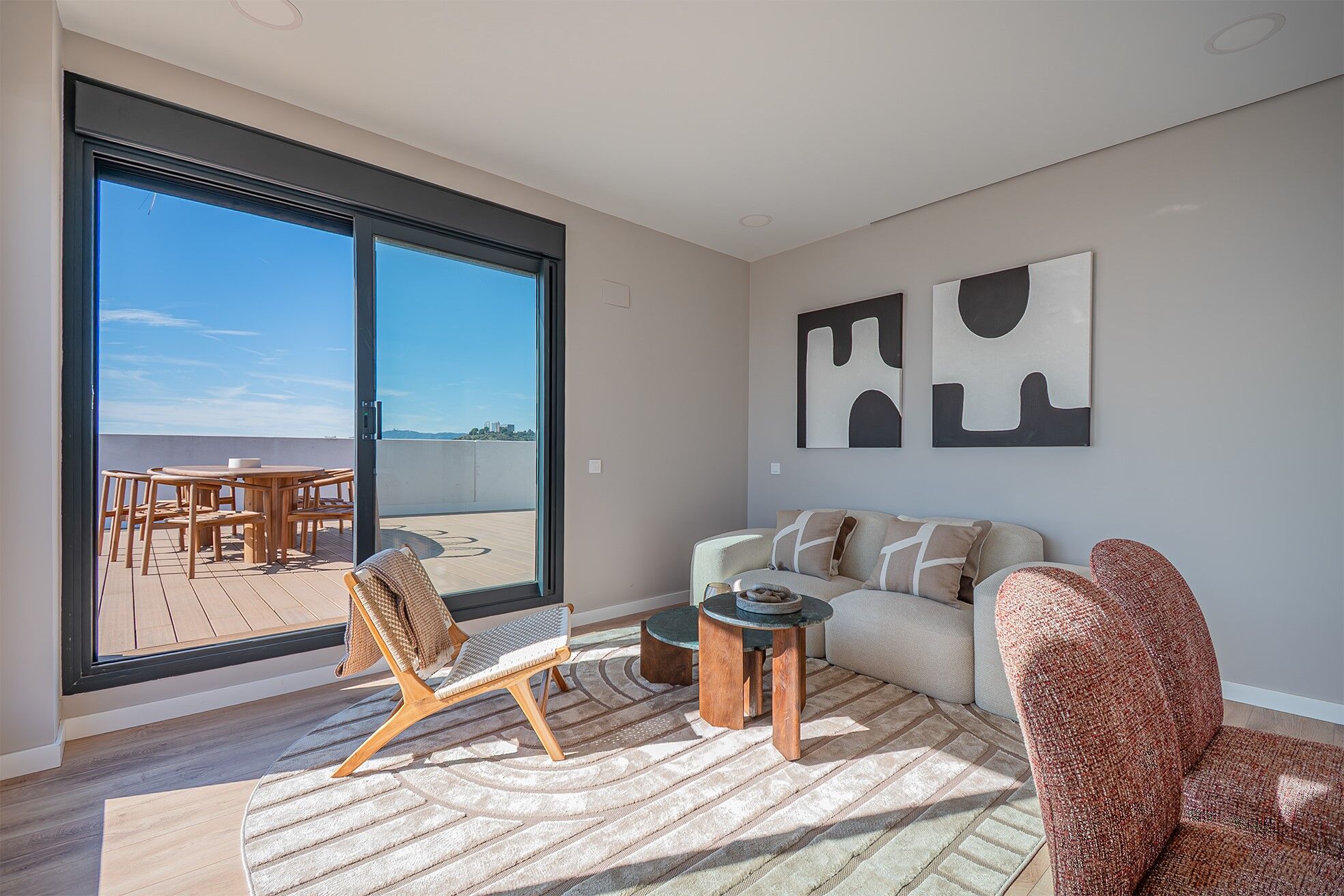 New development penthouse with parking, storage room, and communal swimming pool