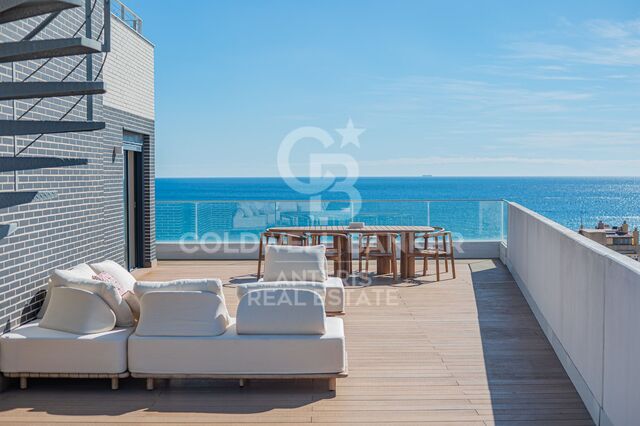 New development penthouse with parking, storage room, and communal swimming pool