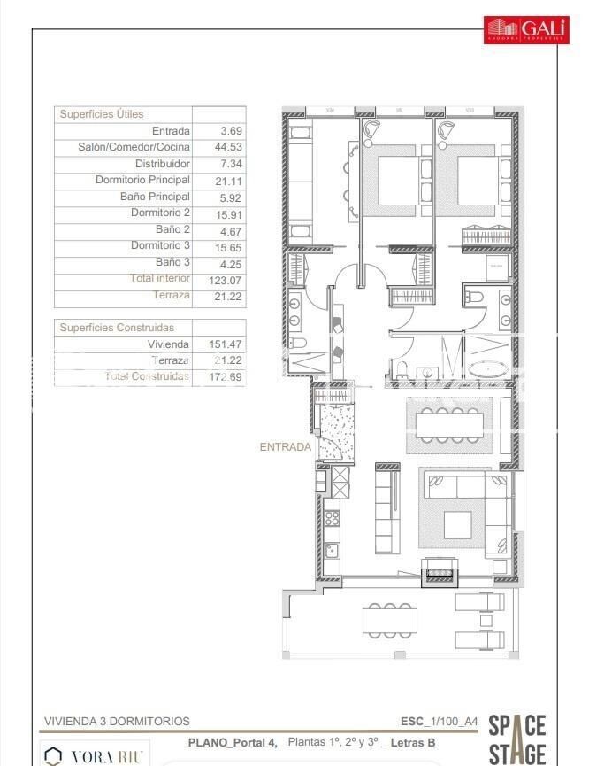 Apartment 3 Bedrooms Sale Canillo