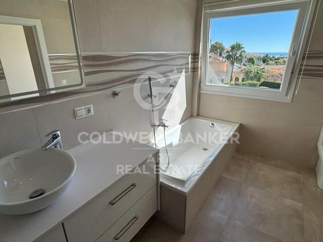 Elegant Mediterranean home with panoramic sea views in Puerto Romano, Estepona