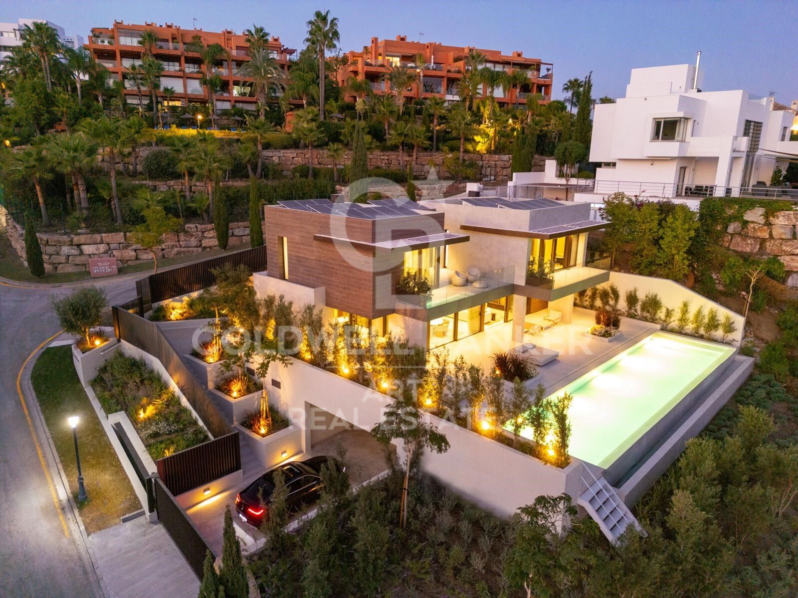Zeitgenössische Luxusvilla in Los Flamingos, Benahavís