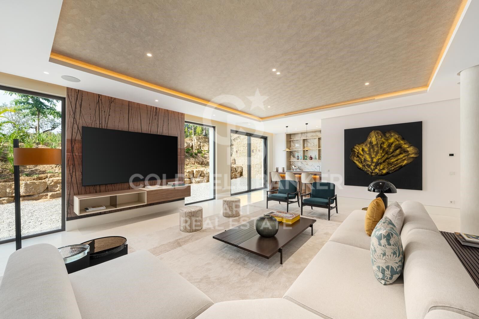 Außergewöhnliche moderne Villa mit Spa und Panoramablick - Marbella Hill Club