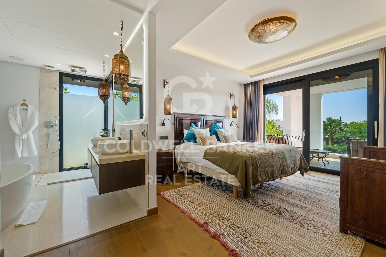 Villa méditerranéenne moderne au design élégant et vues panoramiques - Nueva Andalucía, Marbella