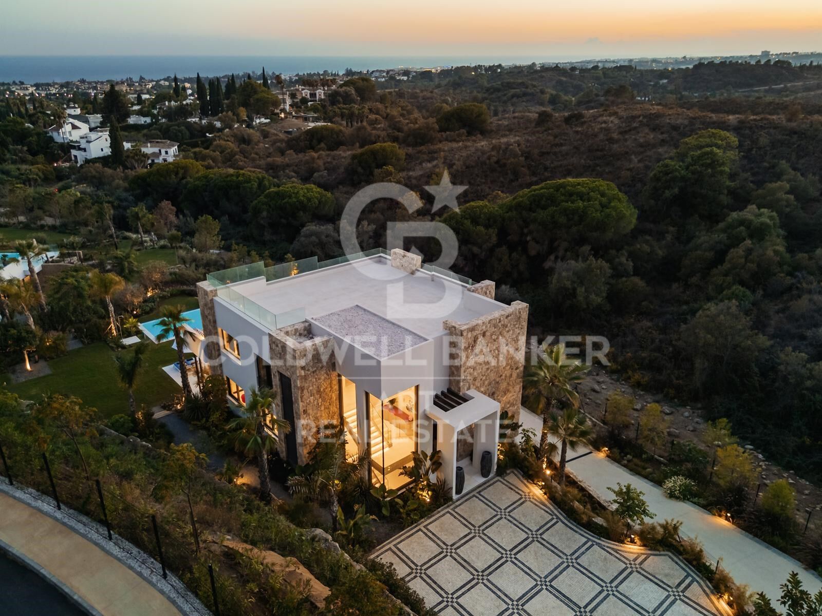 Elegante moderne Villa mit Meerblick - Marbella Hill Club, Goldene Meile