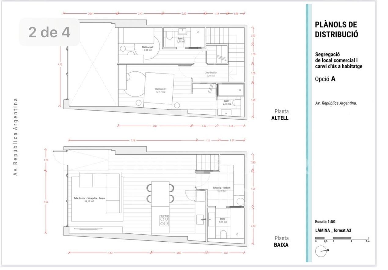 Wonderful duplex premises for sale in Republica Argentina Avenue