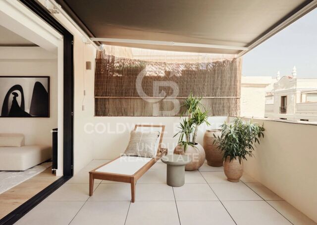 Exclusivo ático reformado con 2 habitaciones en Goya, Madrid