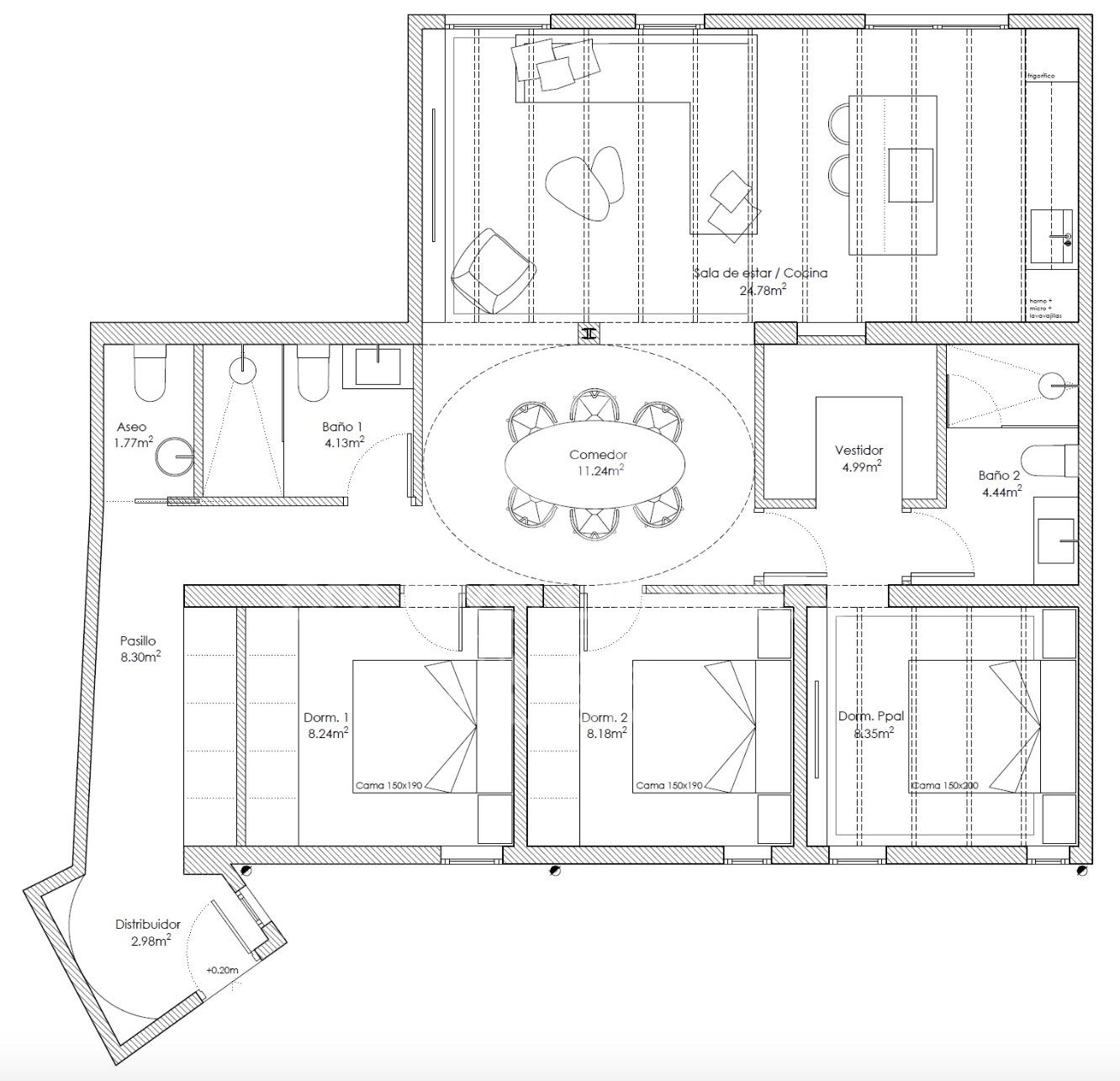 Piso de 3 dormitorios para reformar en Goya, Madrid