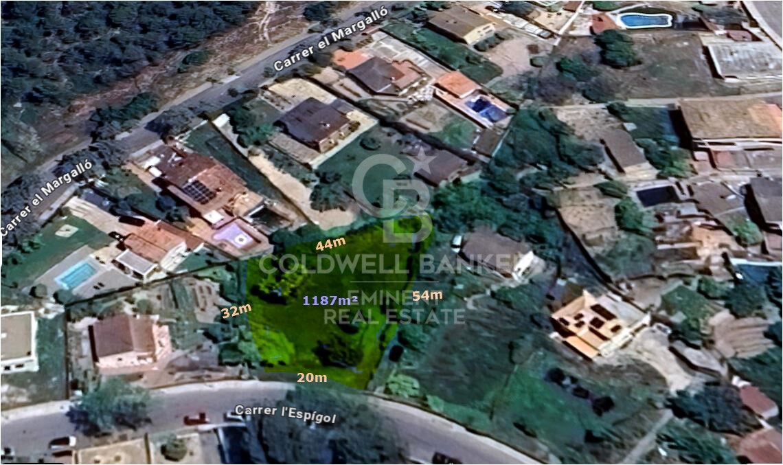 Terreno Urbano de 1.187m² en Can Lloses, Sant Pere de Ribes