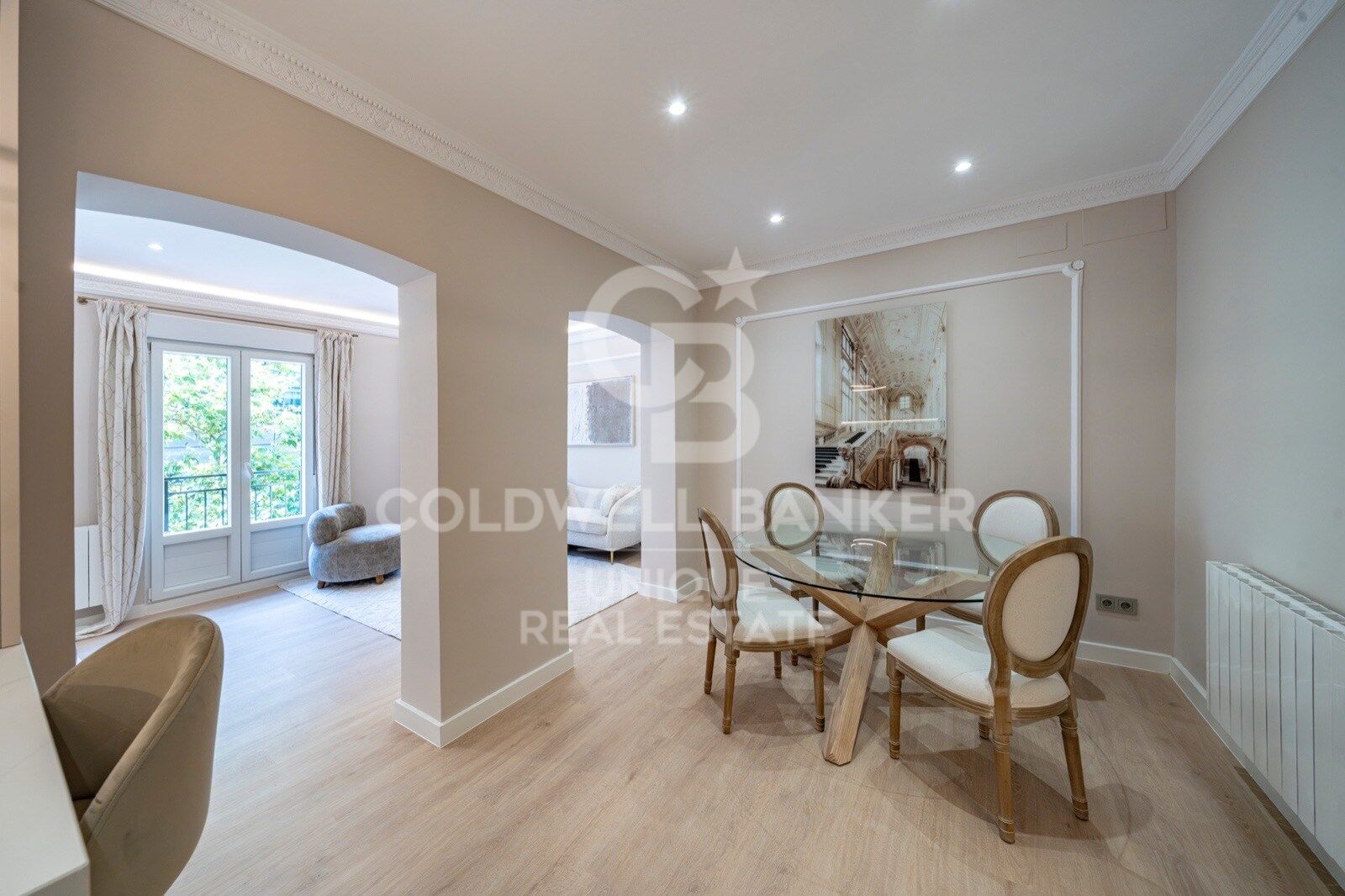 Renovierte Außenwohnung mit 3 Schlafzimmern in Goya, Madrid
