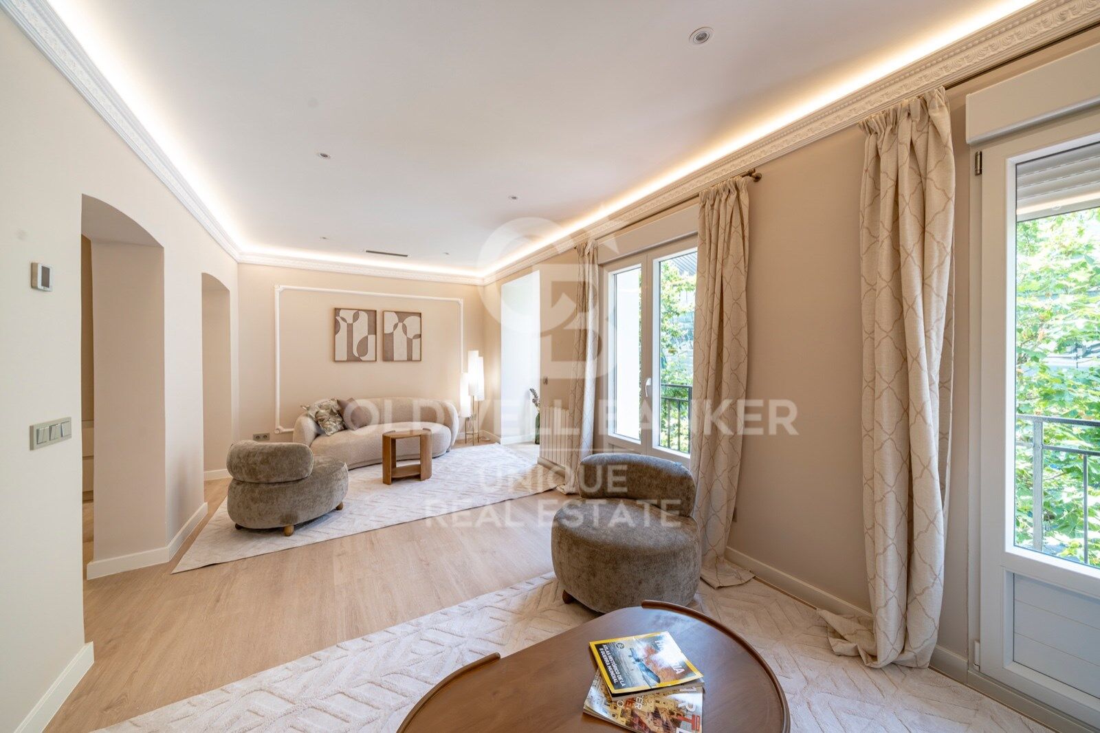 Renovierte Außenwohnung mit 3 Schlafzimmern in Goya, Madrid