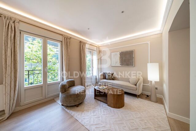 Appartement extérieur rénové avec 2 chambres à Goya, Madrid