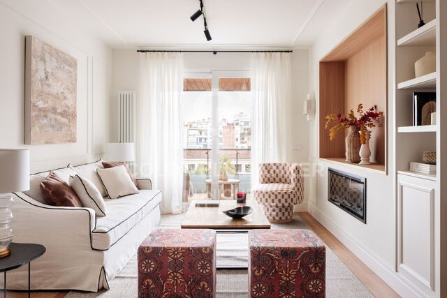 Renovated exterior flat with 3 bedrooms and terrace in Lista, Madrid