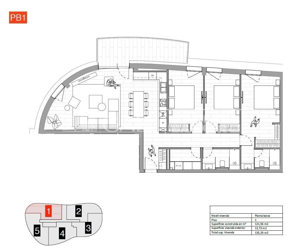 Apartamento 3 habitaciones Alquiler Andorra la Vella