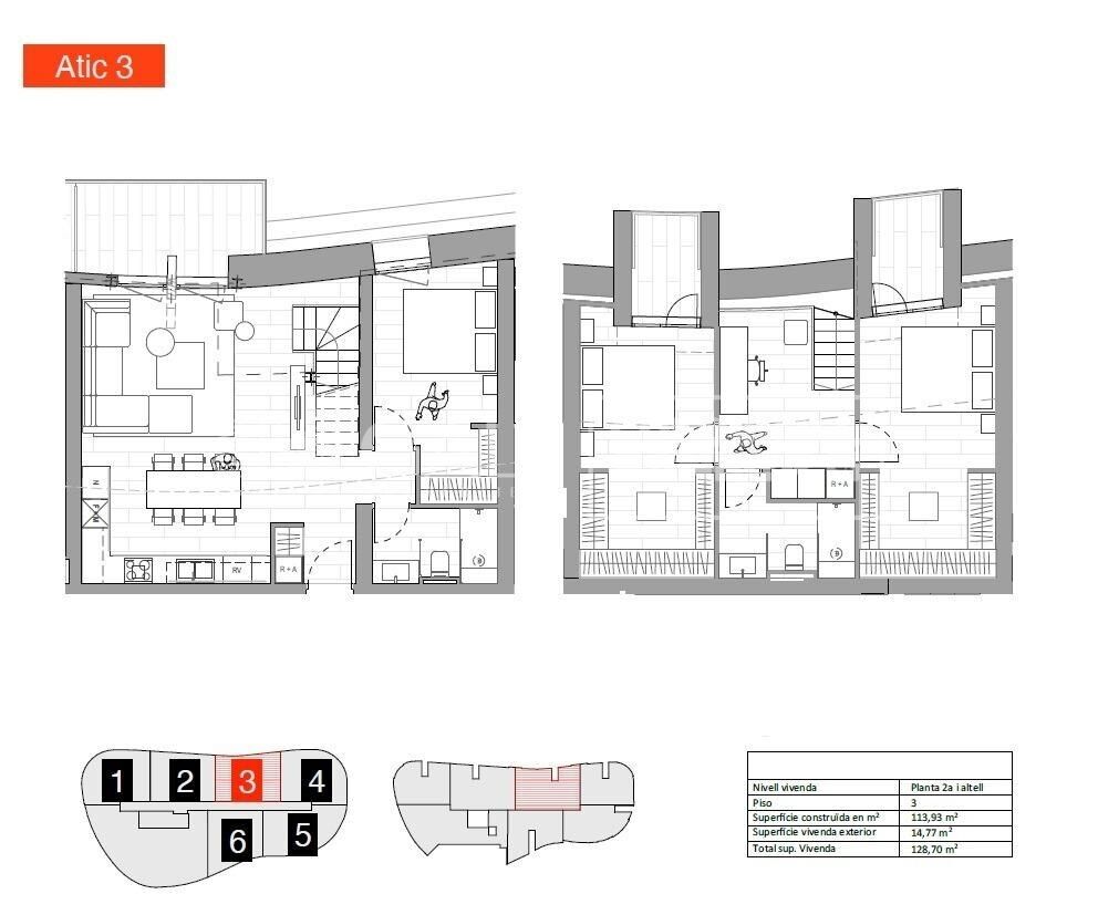 Ático 3 habitaciones Alquiler Andorra la Vella