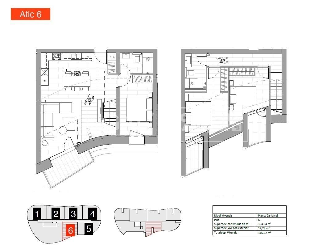 Ático 3 habitaciones Alquiler Andorra la Vella