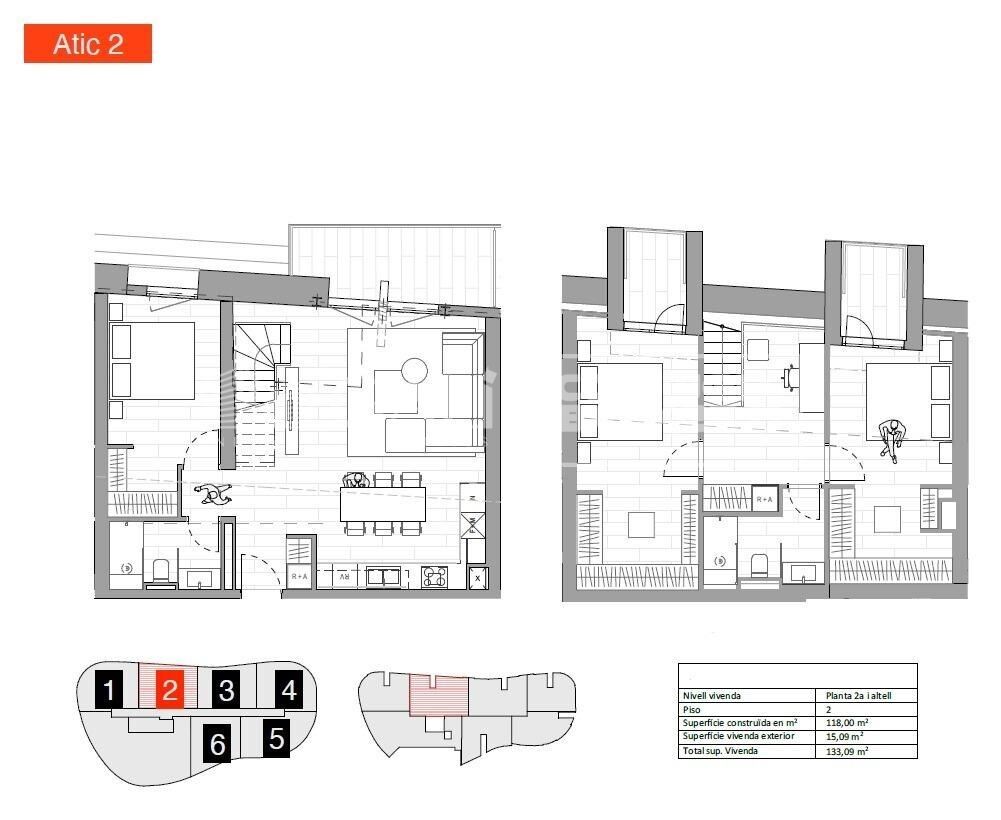 Ático 3 habitaciones Alquiler Andorra la Vella