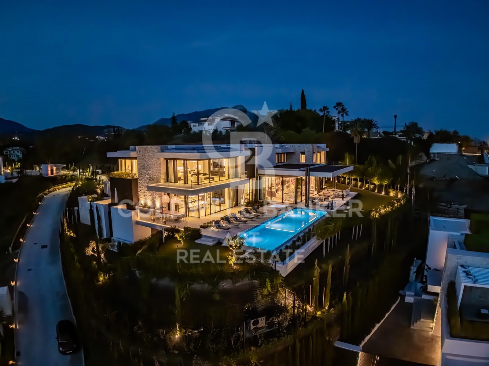 Exquisita villa de lujo con vistas panorámicas al Mediterráneo en La Quinta