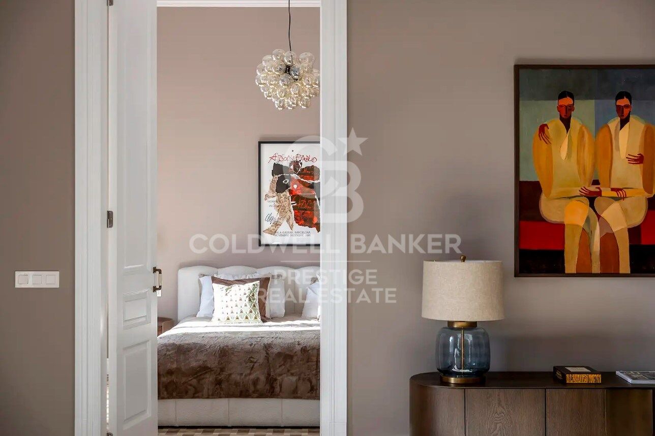 Appartement exclusif avec terrasse tout neuf sur la Rambla Catalunya