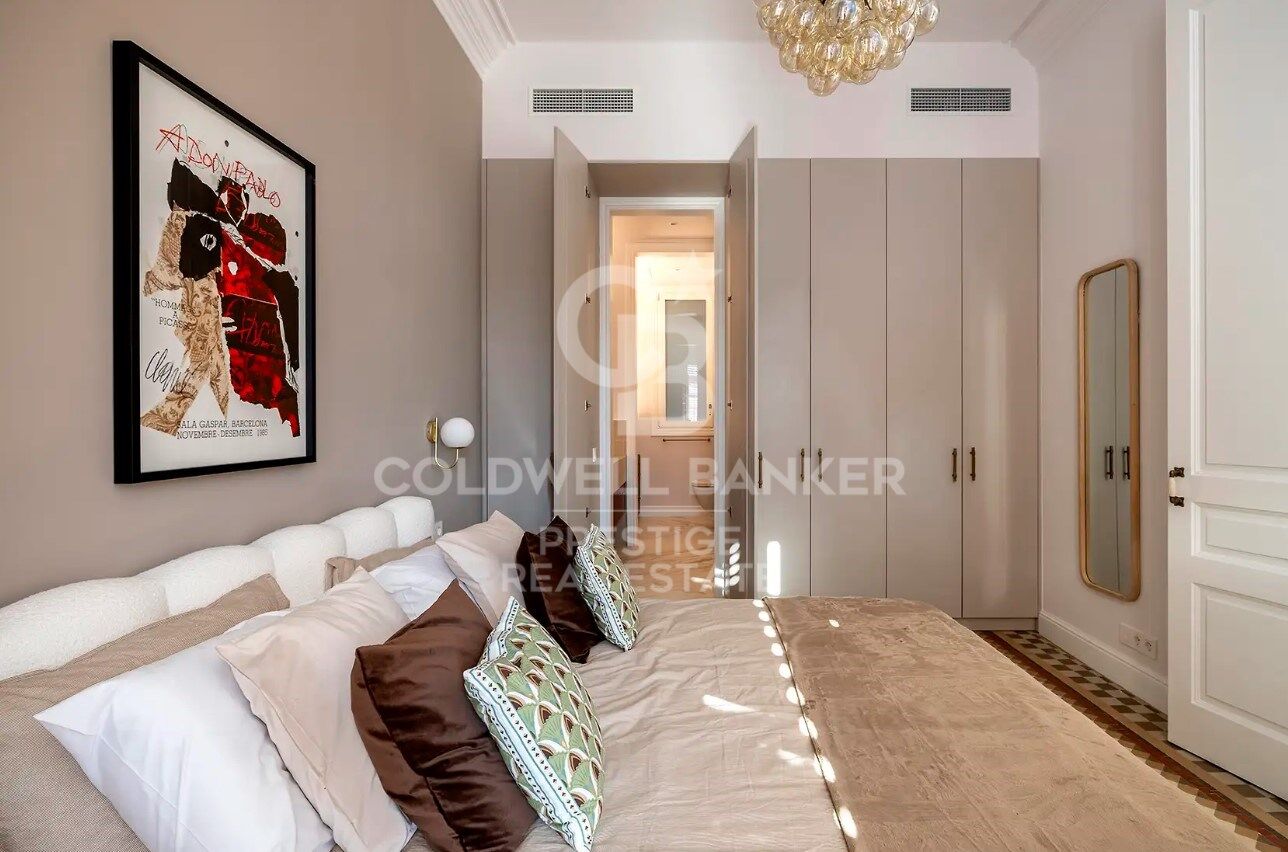 Appartement exclusif avec terrasse tout neuf sur la Rambla Catalunya
