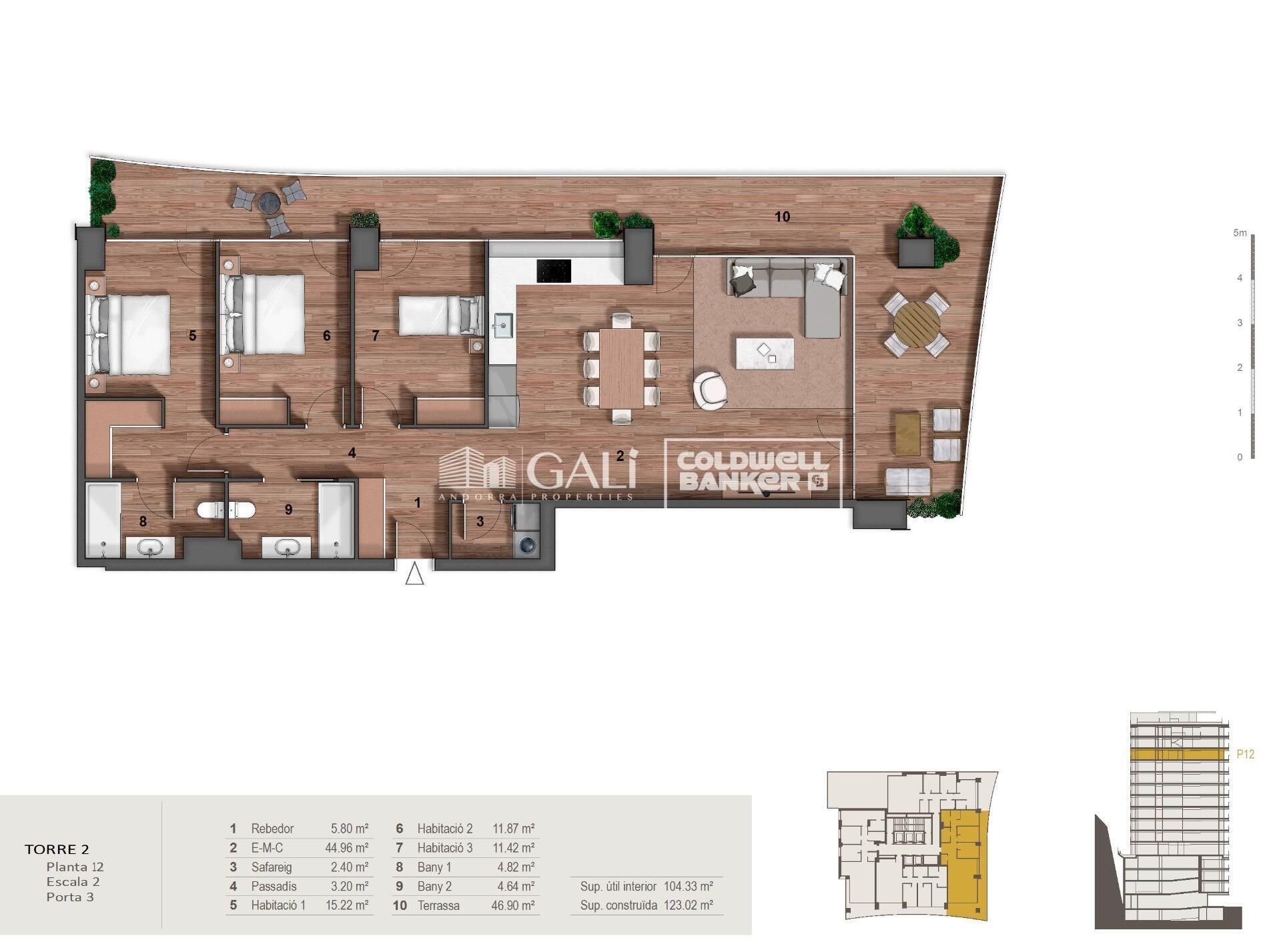 Apartment 3 Schlafzimmer Verkauf Escaldes-Engordany