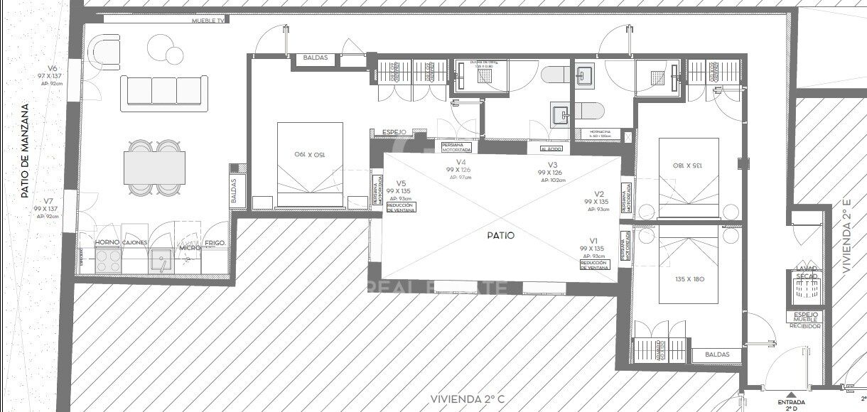 Renovierte Wohnung mit 3 Schlafzimmern in Ibiza, Madrid