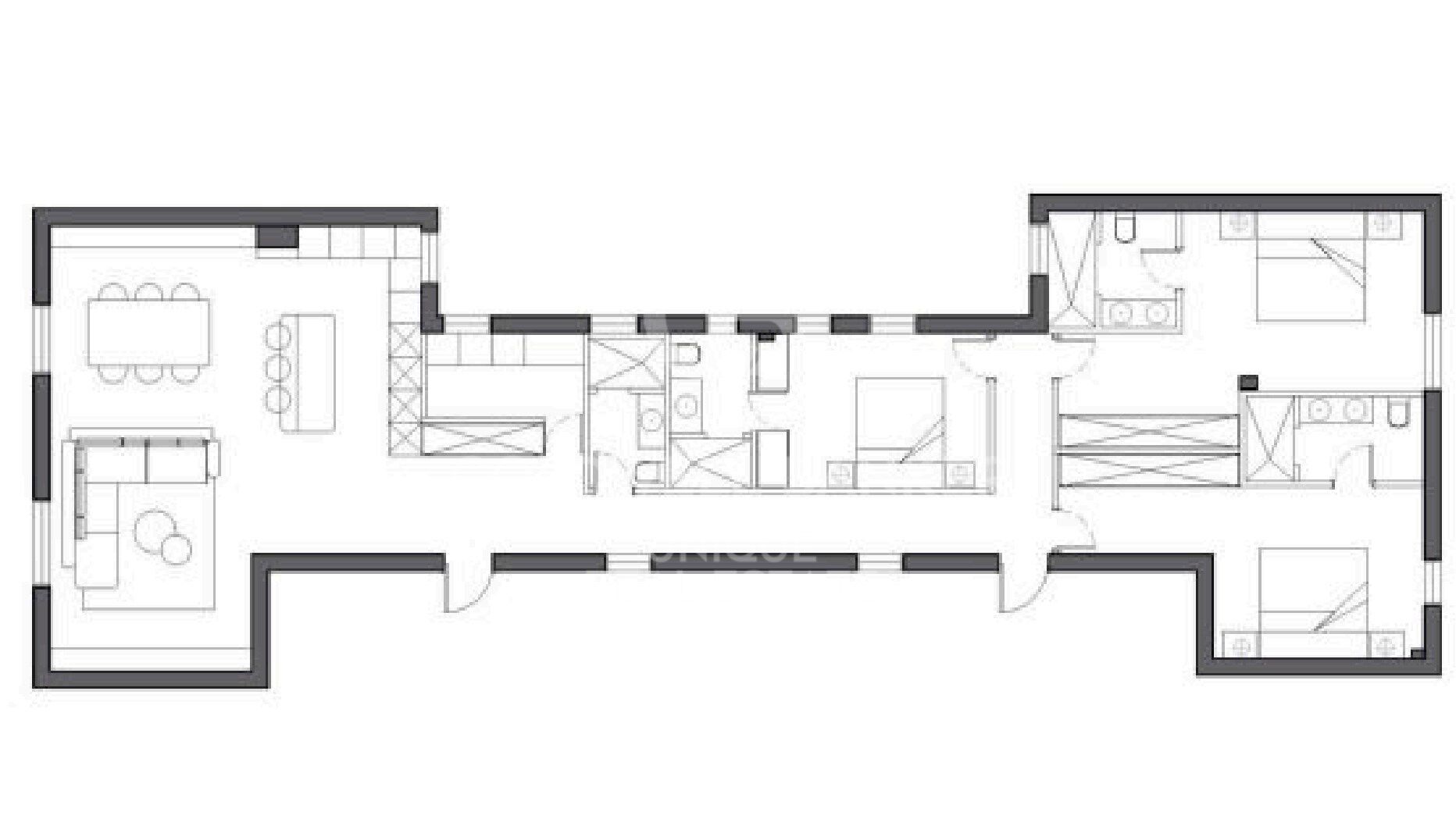 Piso reformado de 3 habitaciones en Castellana, Madrid