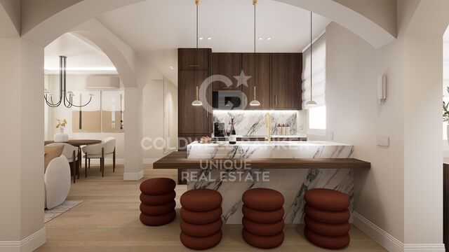 Renovated exterior 3-bedroom apartment in Lista, Madrid