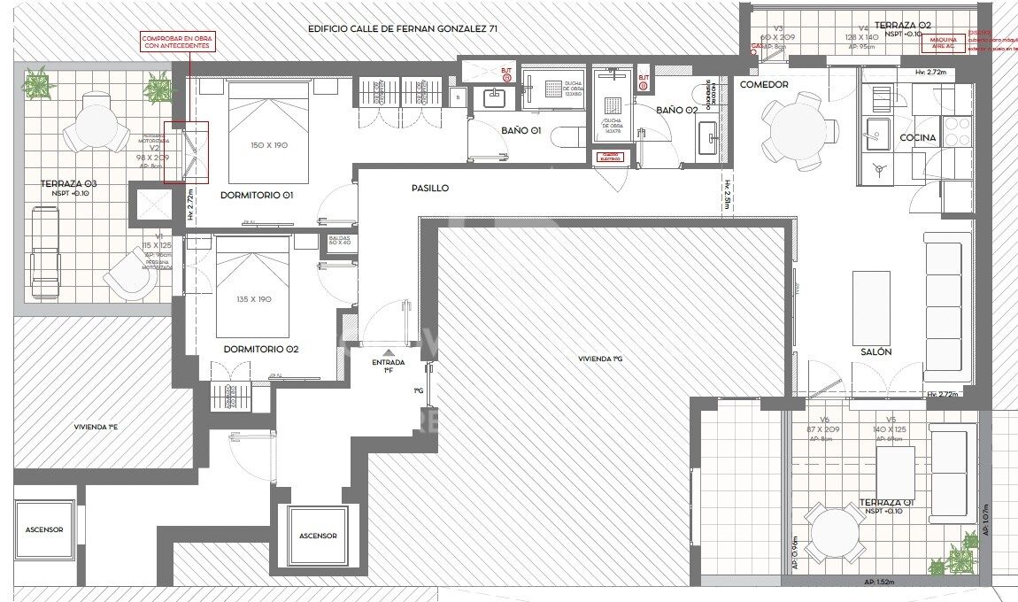 Renovated exterior 2-bedroom apartment in Ibiza, Madrid