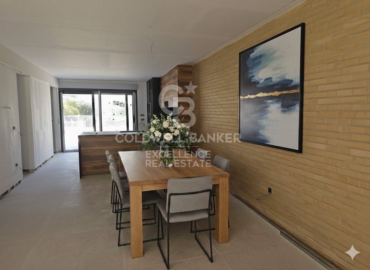 Design-Reihenhäuser mit privatem Pool in Benisanó