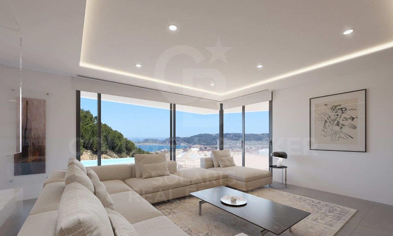 Villa Contemporánea con Amplias Terrazas y Conexión Perfecta entre Interior y Exterior