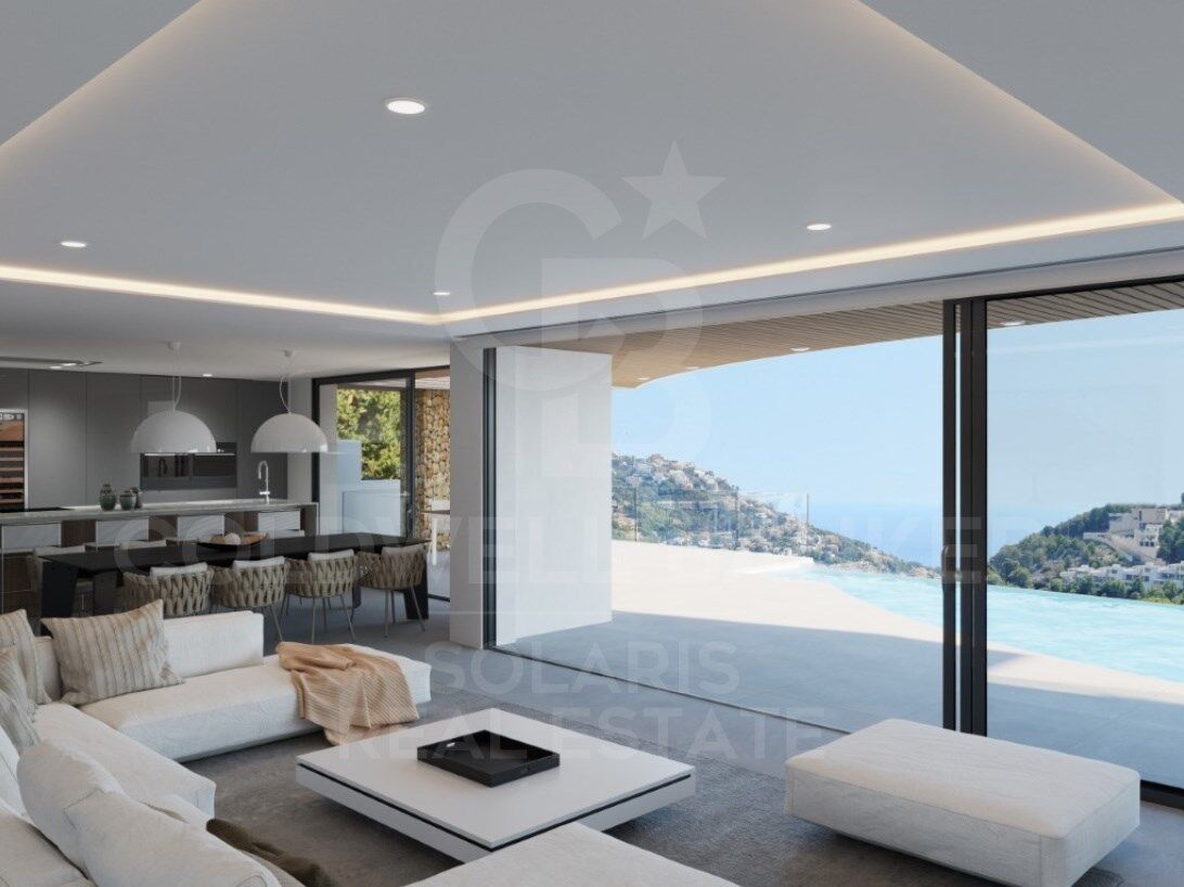 Villa Contemporánea con Amplias Terrazas y Conexión Perfecta entre Interior y Exterior