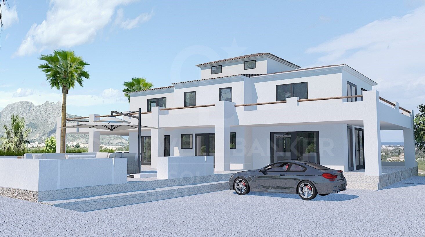 Majestic Mediterranean Villa with 10,000 m² Plot and Panoramic Views in Pedreguer