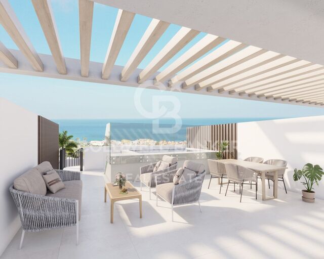 Apartamentos de obra nueva con dos dormitorios en Manilva