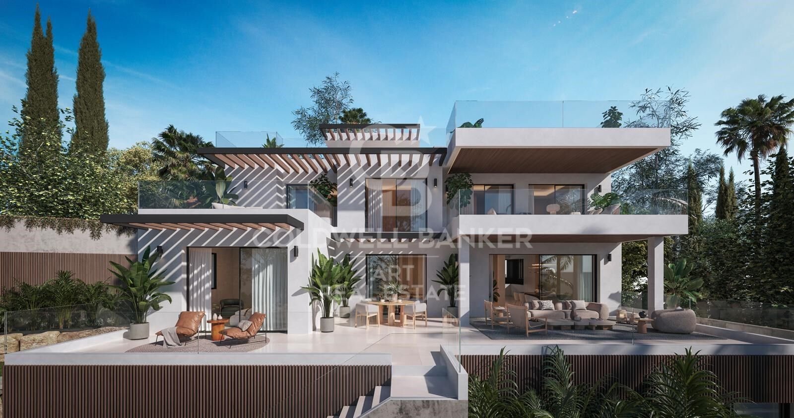 Terrain avec licence et projet pour villa de luxe à La Capellanía, Benalmádena