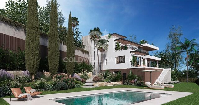 Grundstück mit Lizenz und Projekt für eine Luxusvilla in La Capellanía, Benalmádena