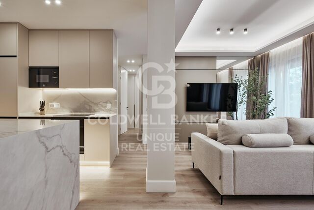 Renovated exterior flat in Lista, Madrid