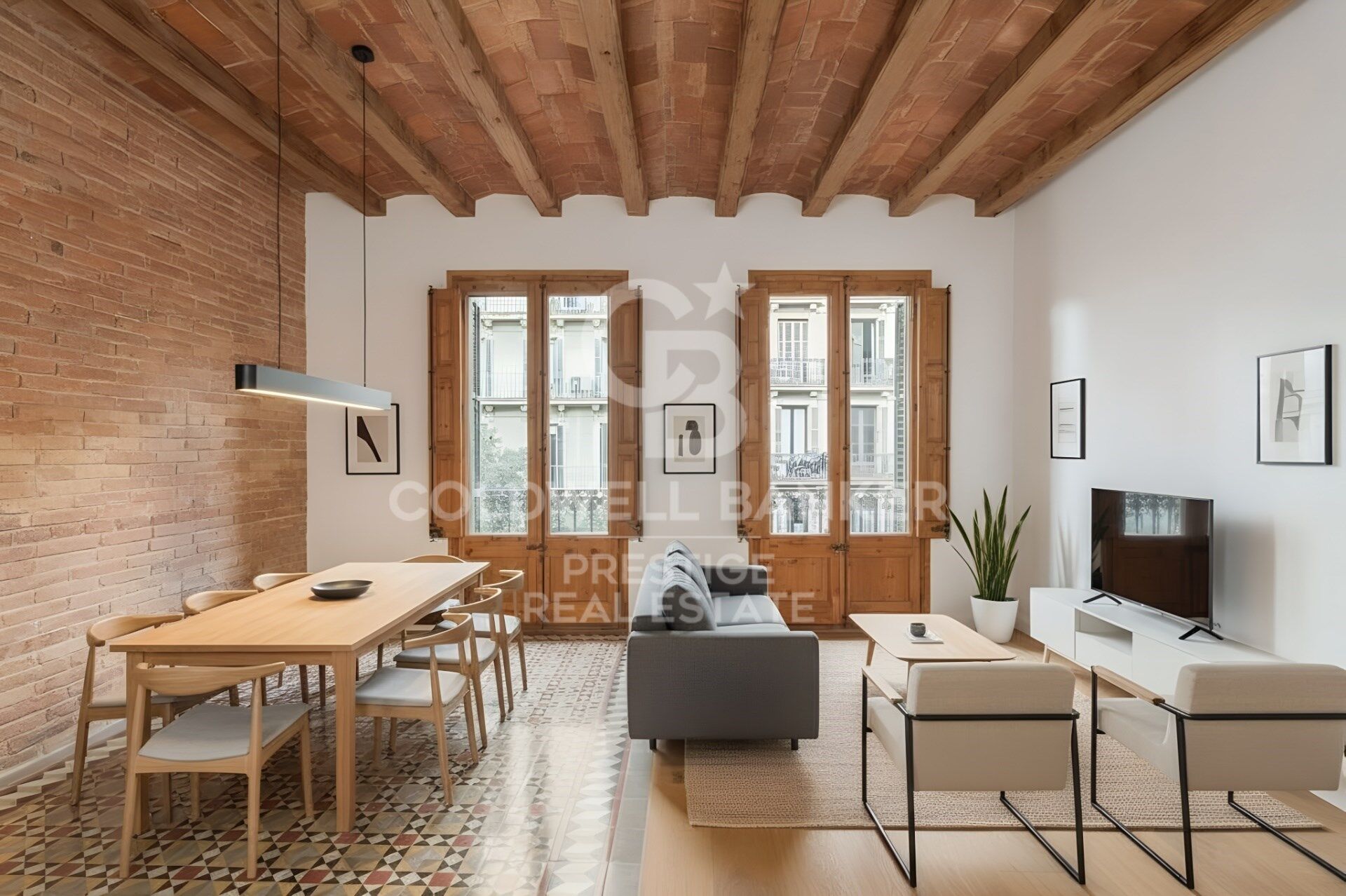 Hochwertige Wohnung mit Blick auf die Plaça Letamendi