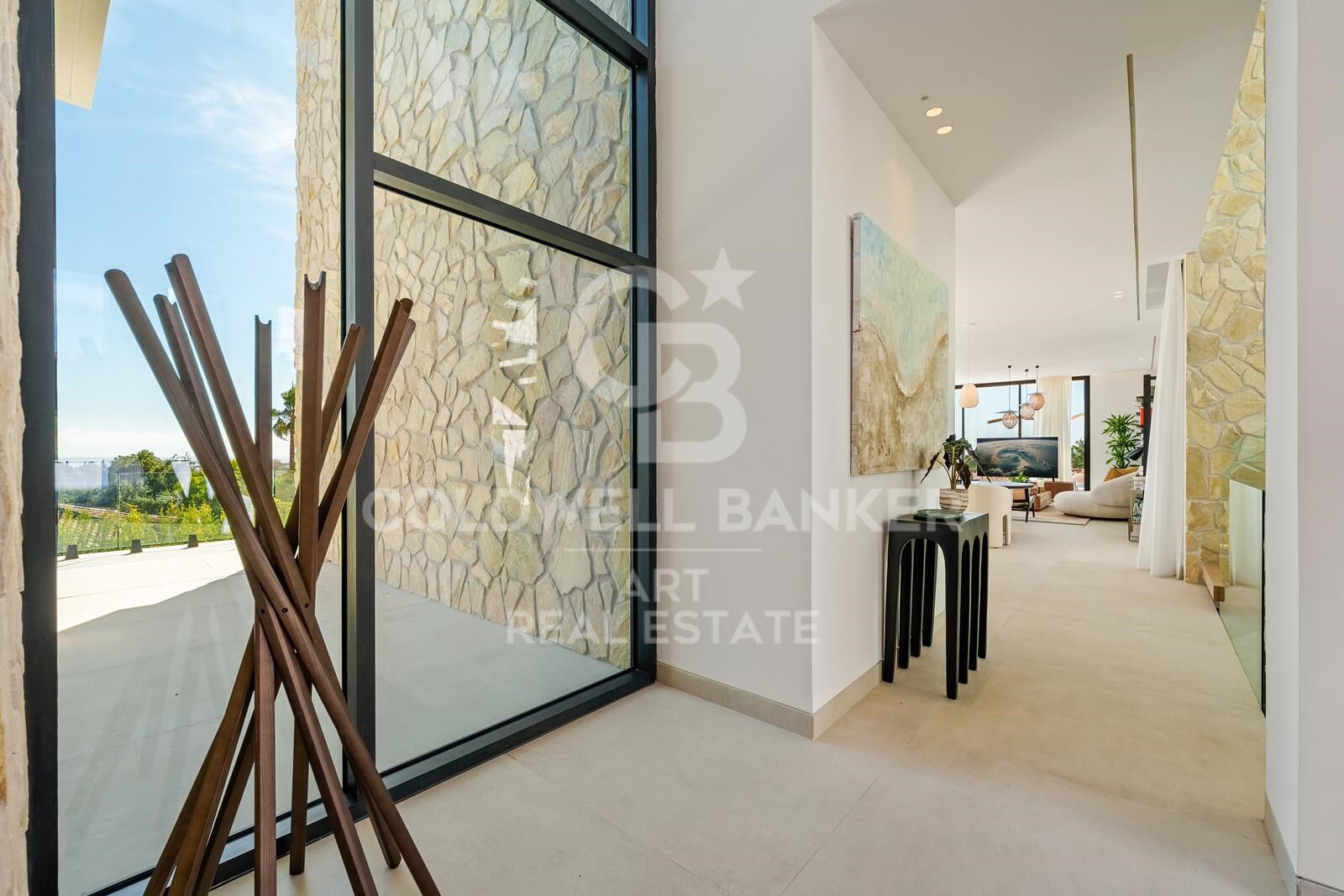 Außergewöhnliche zeitgenössische Villa in La Quinta mit Panoramablick